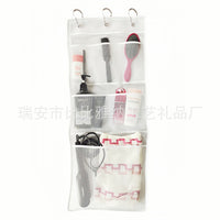 PVC Mesh Hanging Storage Bag for Bathroom Toiletries and Sundries, Detachable and Connectable