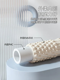 Foam Roller and Massage Stick Set for Yoga, Pilates, Muscle Recovery, and Leg Slimming