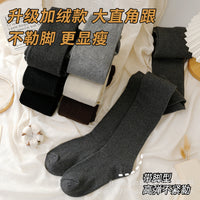 Women's Thermal Fleece-Lined Tights with Footed Design, Warm and Slimming Leggings for Autumn/Winter