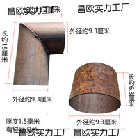 Thickened 90-Degree Welded Elbow for Stove Pipe and Chimney Flue
