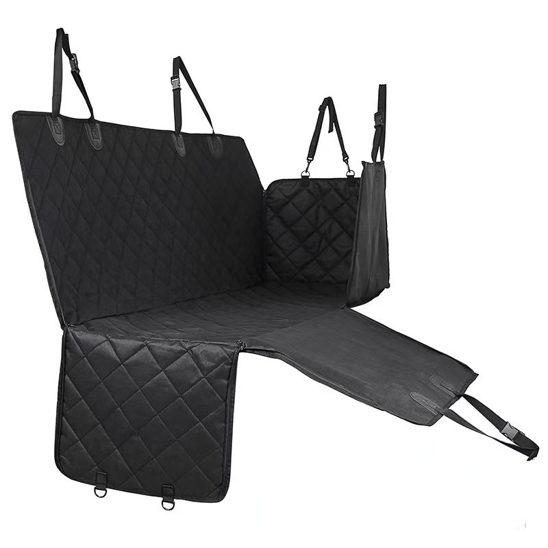 Pet Car Back Seat Cover Waterproof Scratch-Resistant Dog Mat Summer Ice Silk Cooling Pad