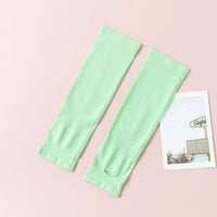 Kids Sun Protection Arm Sleeves, Breathable Ice Silk Cooling Arm Warmers for Outdoor Wear
