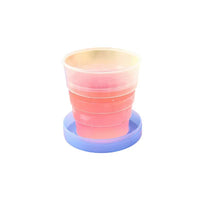 Portable Collapsible Silicone Travel Cup - Foldable, High-Temperature Resistant, Retractable Drinking Mug for Outdoor & Home Use