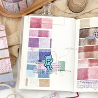 Vintage Fabric Texture Washi Tape for DIY Crafts and Journal Decoration