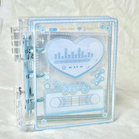 3-inch DIY Collectible Album with Acrylic Cover, Single Grid Pages for K-Pop Photocards