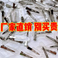 100-Pack No-Crease Alligator Hair Clips for DIY Crafts & Resin Art