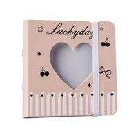 Mini Bowknot Hollow Photo Card Album for Instax & Kpop Photocards