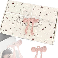 INS Pink Irregular Bowknot Gift Tags for DIY Decoration and Greeting Cards