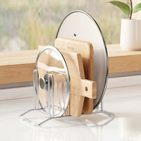 304 Stainless Steel Countertop Chopping Board and Pot Lid Holder