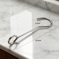 Stainless Steel Hanging Hooks for Planters & Decor - Indoor/Outdoor Wall & Balcony Mount