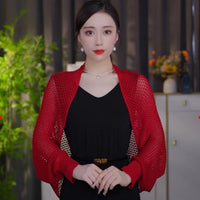 Ice Silk Shawl Cardigan for Air-Conditioned Rooms