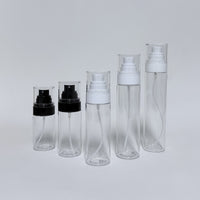Fine Mist Spray Bottle with Pump Dispenser for Setting Spray Lotion, PET Plastic, 50ml-120ml