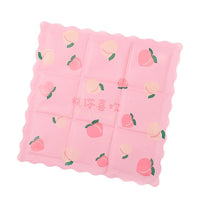 Summer Cooling Gel Pet Mat for Cats and Dogs - Cartoon Fruit & Animal Designs, Washable