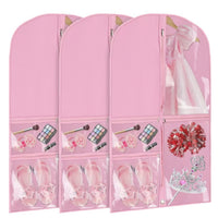 Kids Garment Dust Cover for Dresses and Suits, Thick Non-Woven Fabric