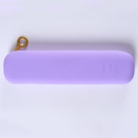 Silicone Makeup Brush Bag with Zipper or Magnetic Closure, Portable Travel Cosmetic Organizer for Lipsticks and Eyebrow Pencils
