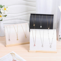 Creative Solid Wood Necklace Display Stand Pendant Bracelet Chain Counter Jewelry Organizer