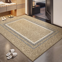 Korean Japanese Style Belgian Velvet Entrance Mat Non-Slip Outdoor High-End Doormat for Hallway Balcony