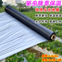 Dual-Color Reflective Mulch Film for Agriculture, Weed Control, and Moisture Retention