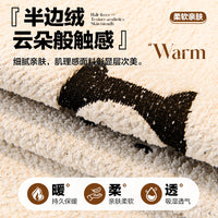 Cartoon Plush Bay Window Cushion Mat for All Seasons - Balcony Tatami Blanket Seat Pad