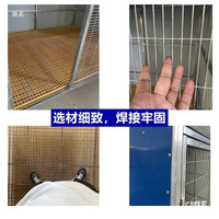 Large Outdoor Pigeon Loft with Flat Roof and Flight Area for Racing Pigeons