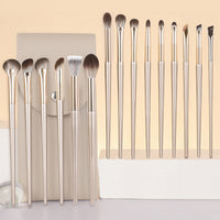 Professional Eyeshadow Brush Set with Eyeliner and Blush Brushes, Complete Eye Makeup Tool Kit