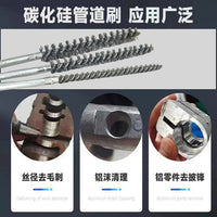 Silicon Carbide Abrasive Pipe Brush for Precision Aluminum Deburring and Inner Hole Cleaning