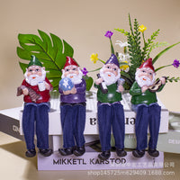 Dwarf Gnome Resin Figurines for Micro Landscape Decor