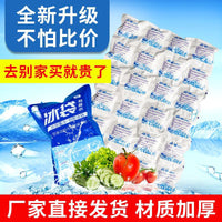 Self-Absorbing Ice Pack for Food Preservation, Leak-Proof Transport Cooler Bag, No Water Injection Required