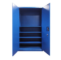 Heavy Duty Metal Storage Cabinet with Double Doors for Workshop and Industrial Use