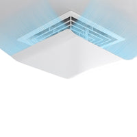 Square Central Air Conditioner Deflector for Office, Anti-Direct Blowing Air Vent Cover