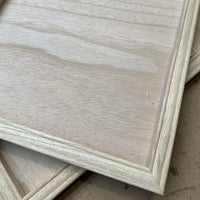 Solid Wood Mortise and Tenon Picture Frame for Calligraphy and Painting, Wall-Mounted, Walnut Finish, New Chinese Style