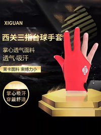 Professional Billiard Three-Finger Glove for Left/Right Hand