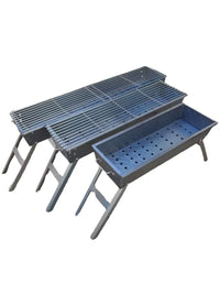 Thickened BBQ Grill Portable Outdoor Charcoal Barbecue Stove Set for Home and Camping