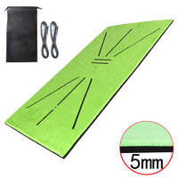 Golf Swing Mat with Trajectory Detection for Indoor/Outdoor Practice