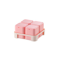 Baby Food Freezer Tray Silicone Individual Compartment Ice Cube Mold for Purees and Soups, Steamable Storage Container