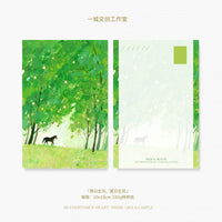 Original Illustrated Postcard Set - Spring & Summer Fireworks Theme