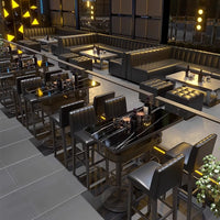 LED Illuminated Bar Table and Chair Set for Pubs, KTV, Nightclubs, and Lounges