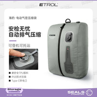 Travel Electric Compression Bag Portable Airtight Storage for Luggage & Clothing