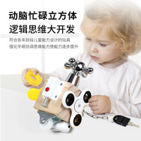 Toddler Montessori Busy Board Educational Toy for Early Learning and Skill Development