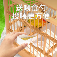 Large Portable Bird Cage with Toilet for Parrots Outdoor Travel Observation Villa Small Bird Cages Wholesale
