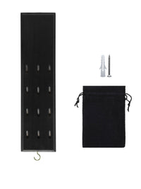 12-Hole Wall Mounted Solid Wood Dart Display Board and Accessories