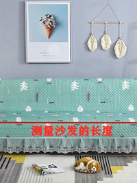 All-Inclusive Lace Sofa Cover Non-Slip Seat Cushion Cover Universal Four Seasons Simple Small Single Three-Seater Armrest Towel