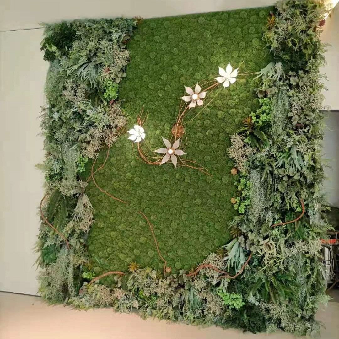 Artificial Moss Plant Wall Decor for Commercial and Residential Spaces