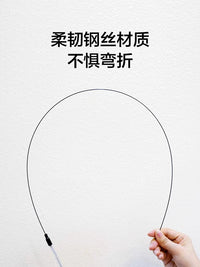 TianTianMao Retractable Wire Wand Cat Toy with Feather and Bell Refill Heads