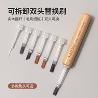Nail Art Gel Polish Brush Set for Fine Lines and Application