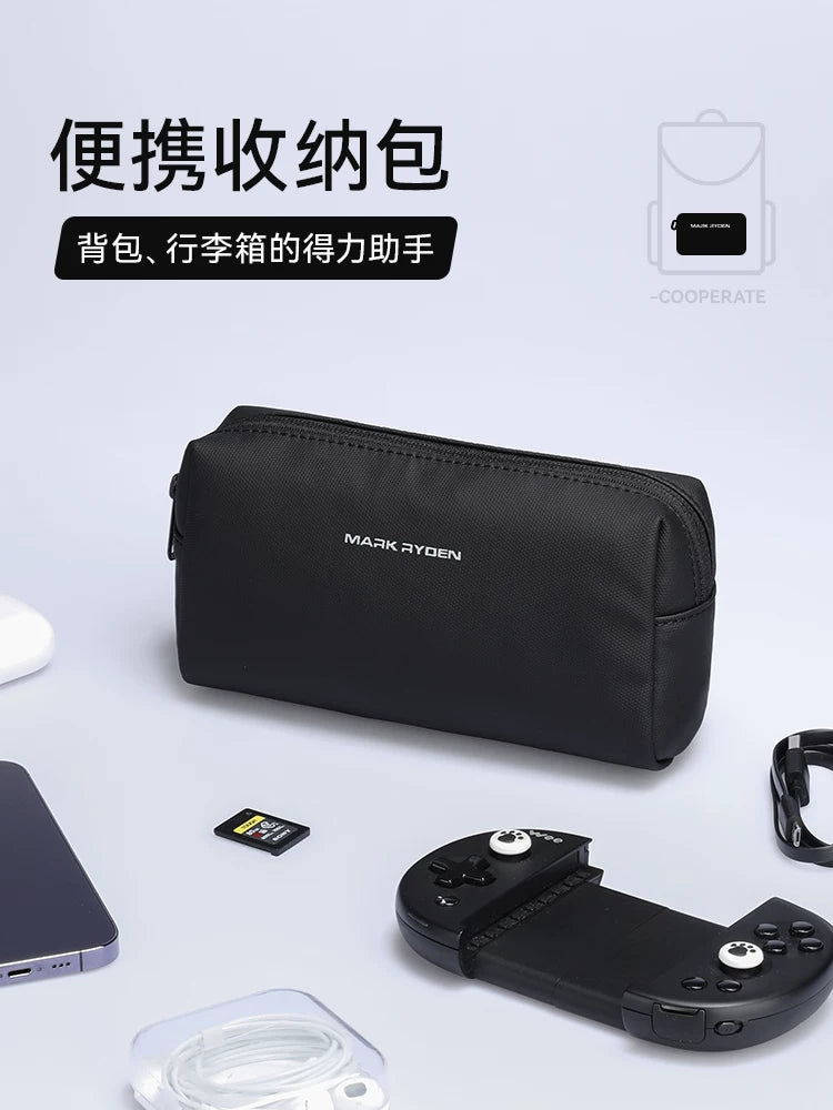 Portable Electronic Organizer Bag for Travel, Charger, Power Bank, Earphones, Data Cables