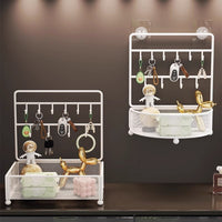 Entryway Key Storage Box with Shelf and Wall Mount Option