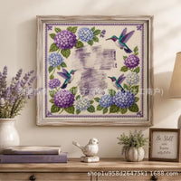 Hummingbird Garden Faith Cross Stitch Kit