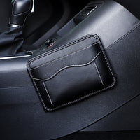 Car Seat Gap Organizer with Adhesive Mount, Multi-functional Console Storage Box for Phones and Small Items