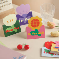 Cartoon Little Red Flower Pop-Up Greeting Card for Valentine's Day, Birthdays, and Special Occasions